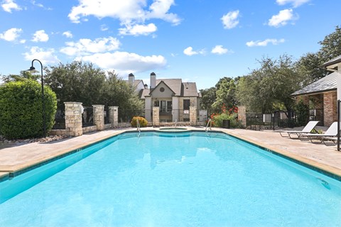 Pool at On the Green in Austin, TX