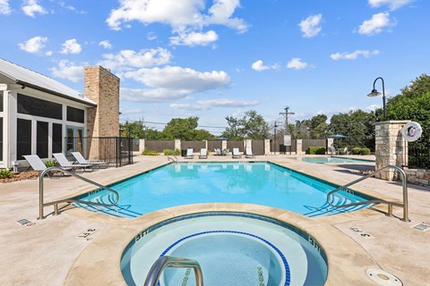 Pool at On the Green in Austin, TX