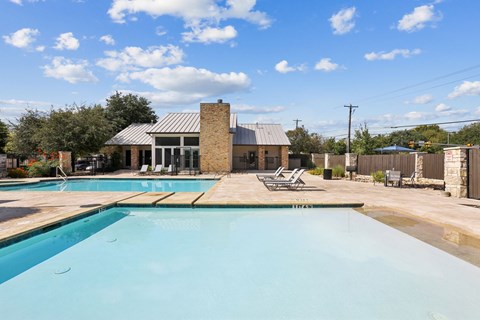 Pool at On the Green in Austin, TX