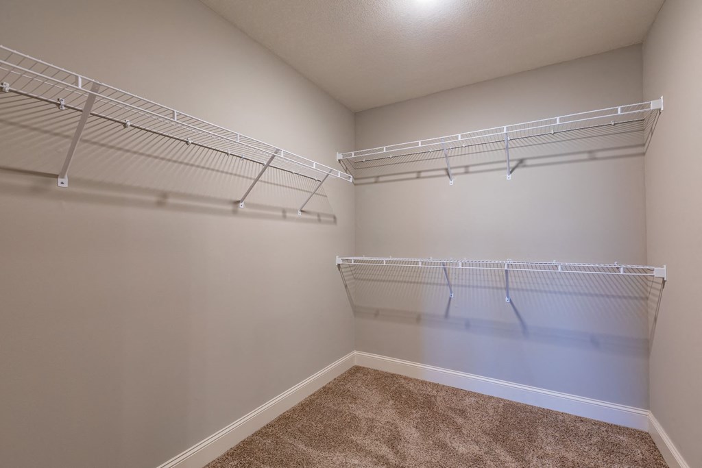 Walk-In Closet at Parkside Grand Apartments in Pensacola, FL