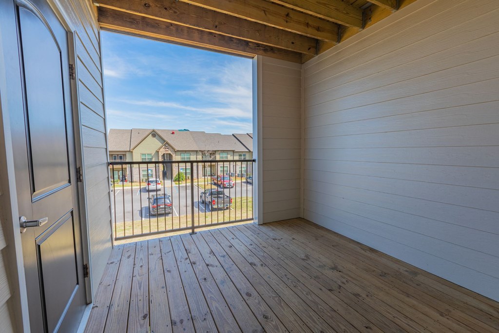 Unit Balcony at Parkside Grand Apartments in Pensacola, FL
