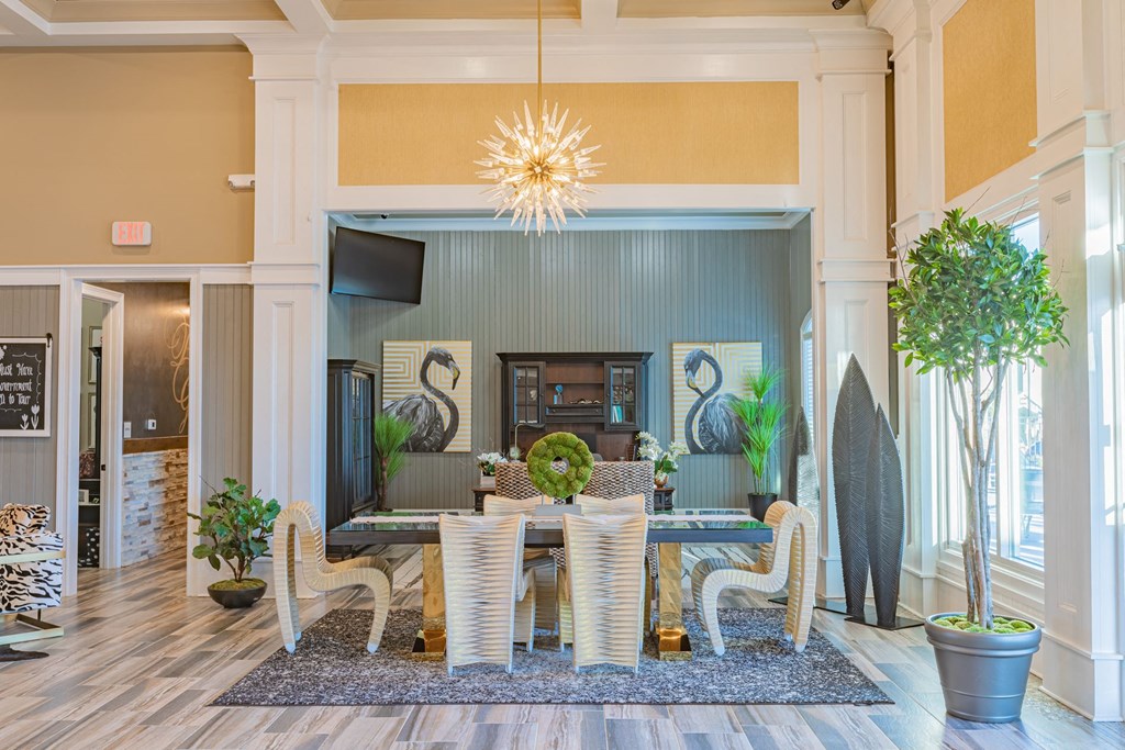 Clubhouse Interior at Parkside Grand Apartments in Pensacola, FL