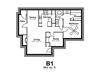 Vista Crossing Apartments Floor Plan B1 Floor Plan B1 Vista Crossing Apartments in San Antonio, TX