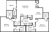 2D B2 Floorplan | Polaris