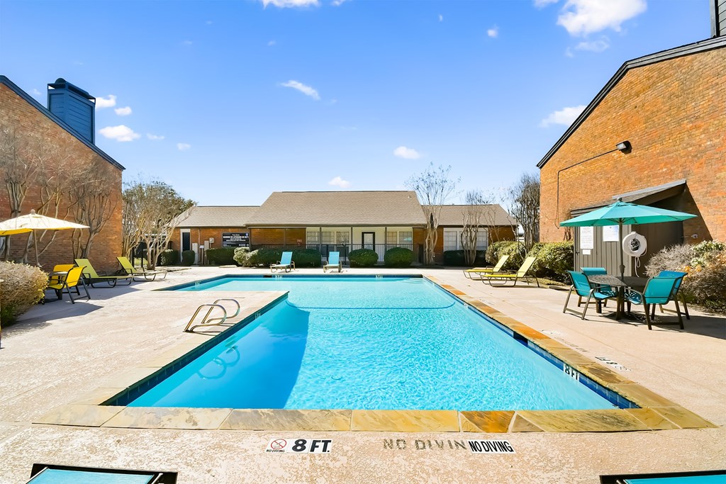 Pool at Davenport Apartments in Dallas, TX