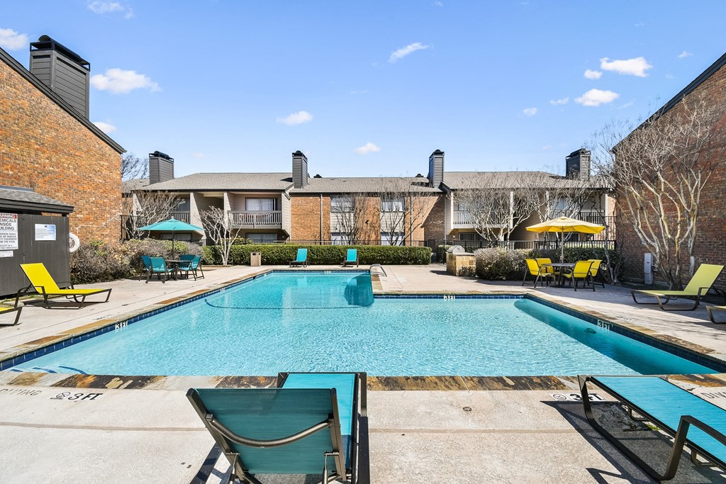 Pool Area at Davenport Apartments in Dallas, TX