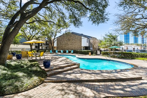 Davenport Apartments Pool Pool at Davenport Apartments in Dallas, TX