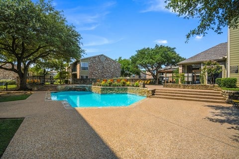 Pool at Lakeridge Apartment Homes in Irving, Texas, TX