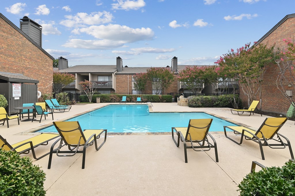 Davenport Apartments Pool Pool Area at Davenport Apartments in Dallas, TX