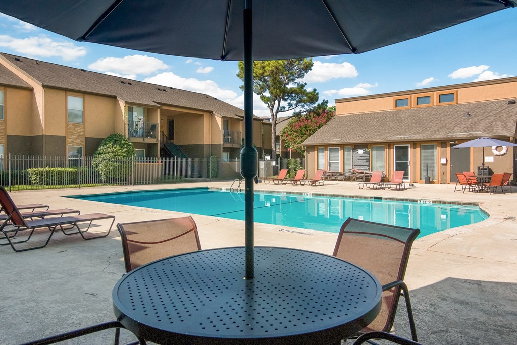 Pool Area at Stone Canyon Apartments in Shreveport, LA