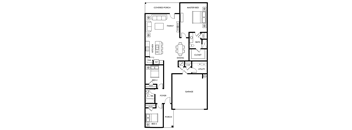 Magnolia - 3 Bedroom 2 Bath 1,662 Sq. Ft. Floor Plan