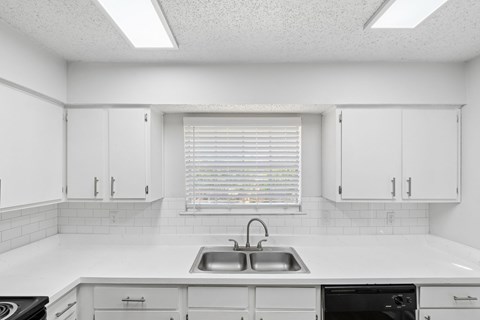 Kitchen at Preston Villas in Dallas, TX