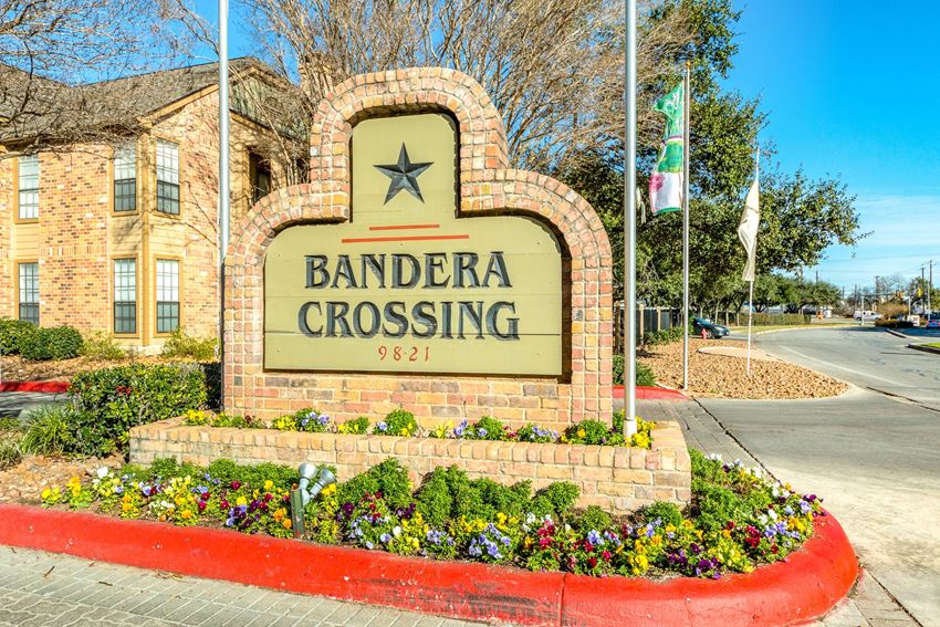 Property Signage 1 at Bandera Crossing in San Antonio Tx - Photo Gallery 1