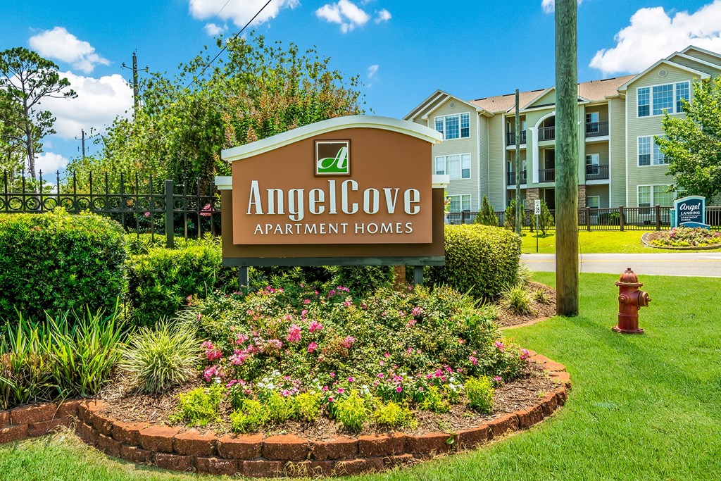 Property Signage At Angel Cove in Pensacola, FL