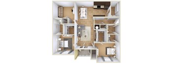 2 Bedroom + Study