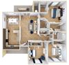 3 Bedroom Duplex
