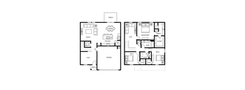 Redbud - 3 Bedroom, 2.5 Bathroom, 2,060 Square Feet - Redbud Floorplan at Beacon at Ashley River Landing in Summerville, SC