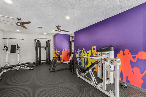 Fitness center at Reflections in Gainesville, FL