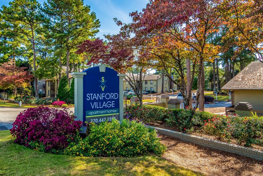 Property Signage at Stanford Village in Norcross, GA - Photo Gallery 1