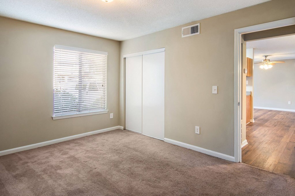 Model Bedroom 1 at Stanford Village in Norcross, GA