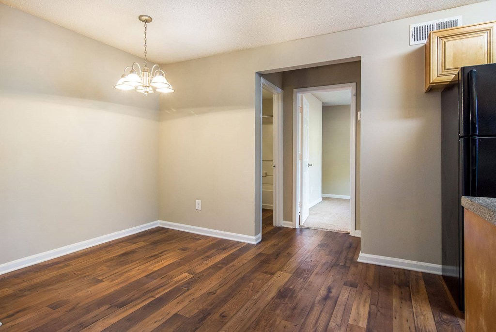 Model Dining Room 1 at Stanford Village in Norcross, GA