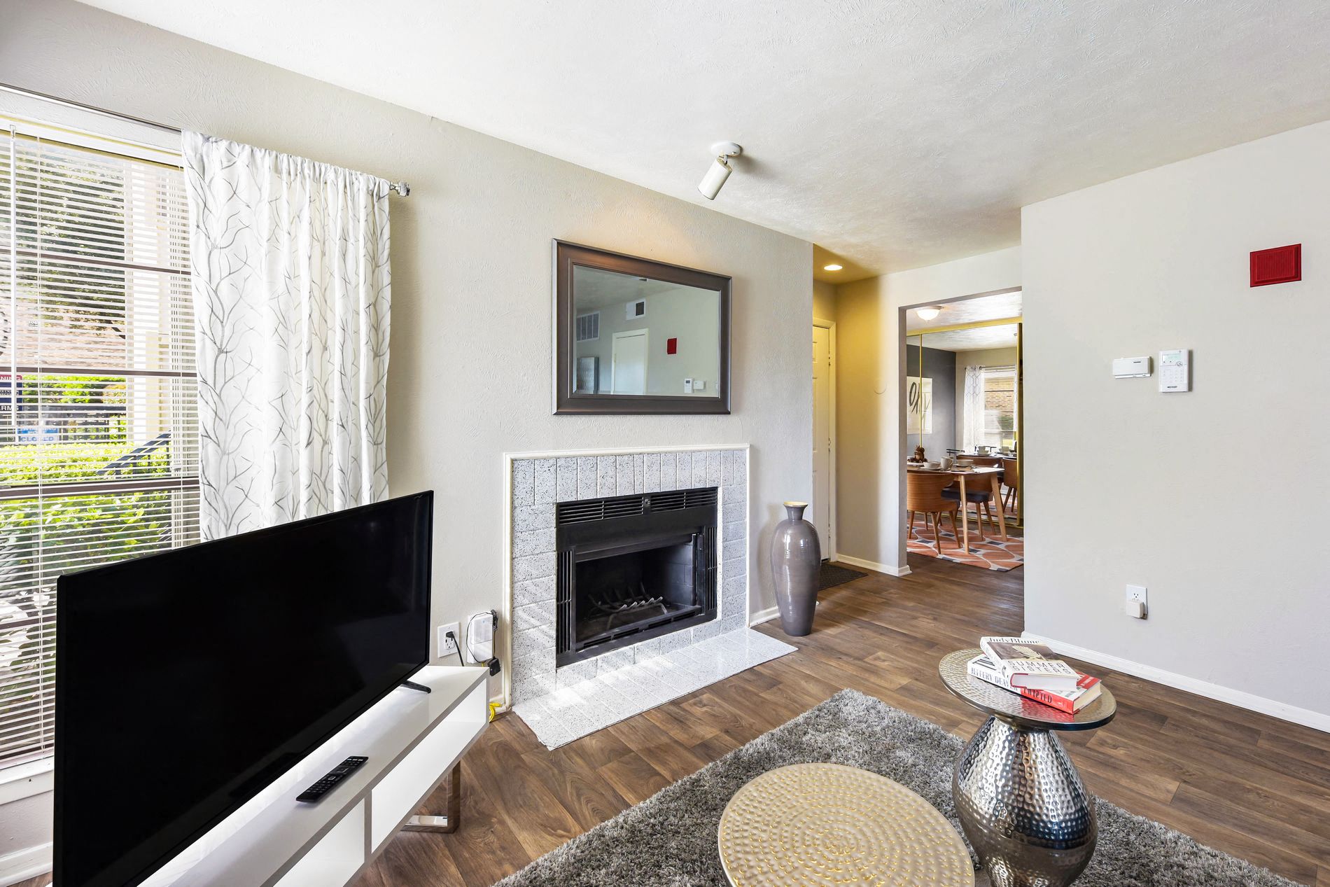 Wood Burning Fireplace at The Summit Apartments in Mesquite, Texas, TX