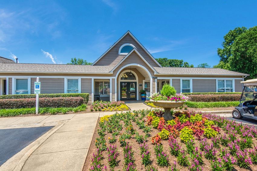 Sabal Point Apartments Clubhouse Exterior Clubhouse Exterior at Sabal Point Apartments in Pineville, NC