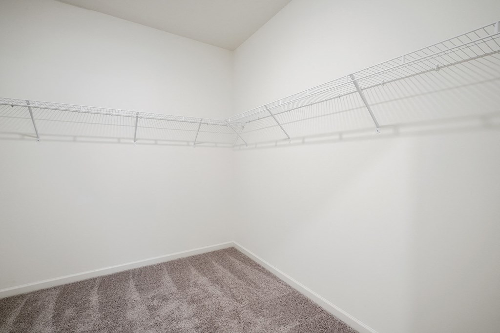 Sequoia master walk-in closet at Beacon at Ashley River Landing in Summerville, SC