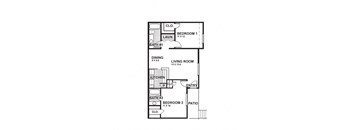 B4W floor plan of Oaks of Denton in Denton, TX