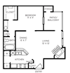 Tahoe Floor Plan | Players Club of Brentwood | Apartments in Nashville, Tennessee