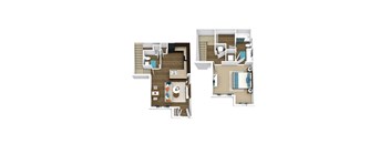 medallion floor plan of GreenVue in Richardson, TX