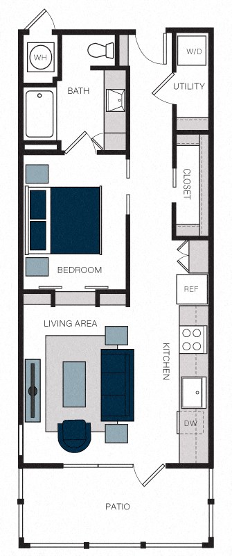 S1 Floor Plan at The Alastair at Aria Village, Georgia