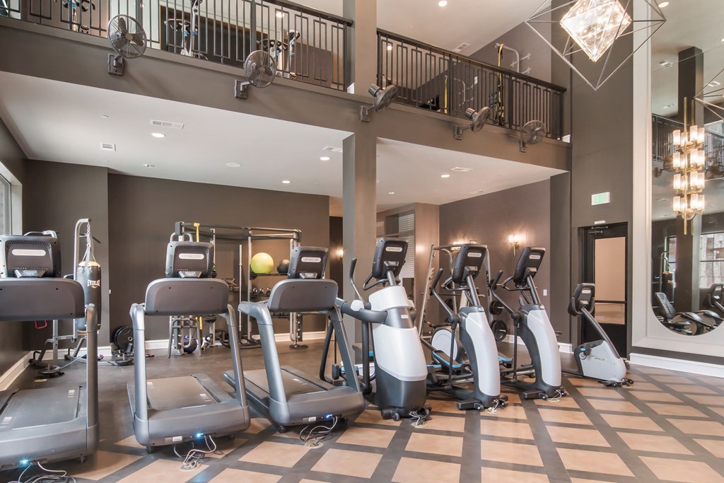 Cardio Equipment at The Alastair at Aria Village Apartment Homes in Sandy Springs, Georgia, GA