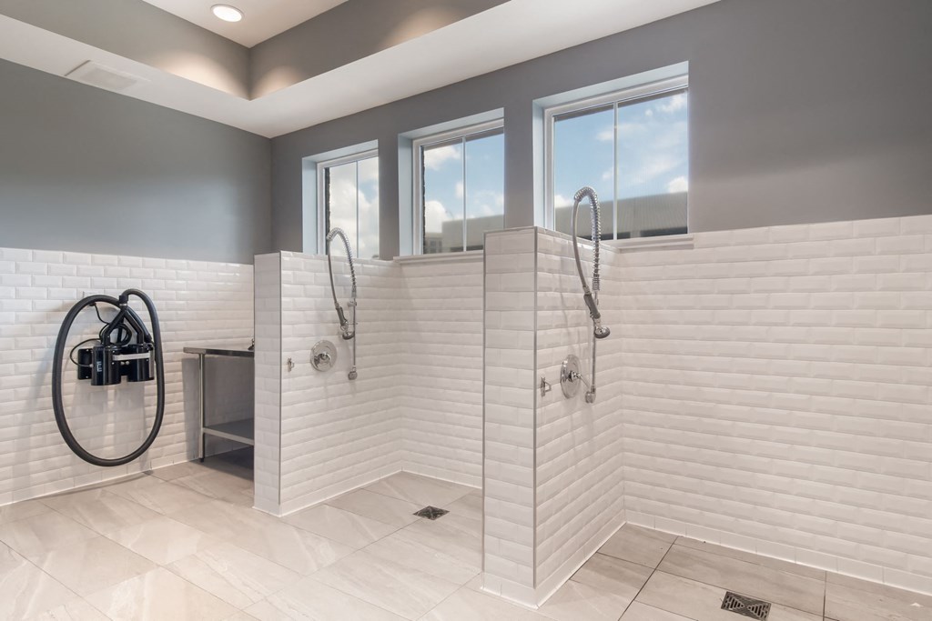 Dog Wash Area at The Alastair at Aria Village Apartment Homes in Sandy Springs, Georgia, GA