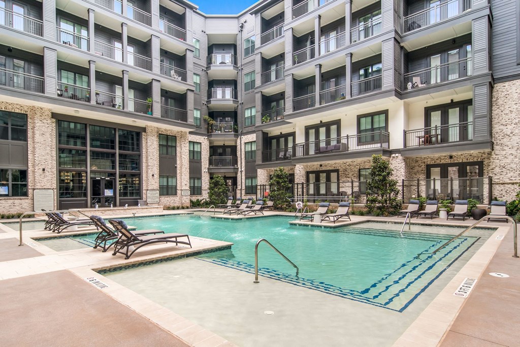 Courthouse Pool at The Alastair at Aria Village Apartment Homes in Sandy Springs, Georgia, GA