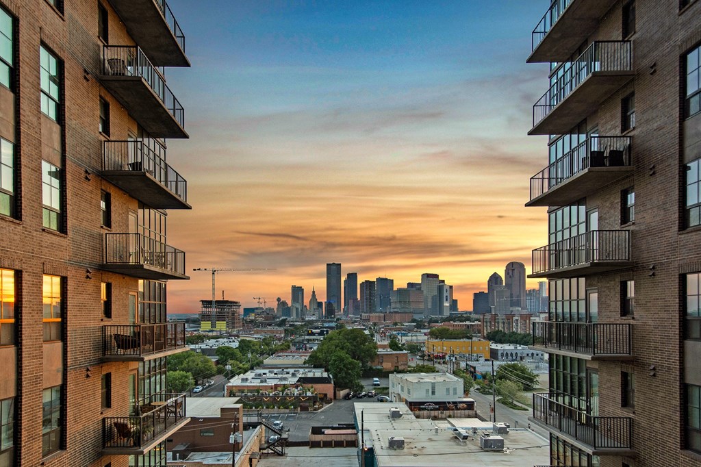 Skyline view from the case building apartments