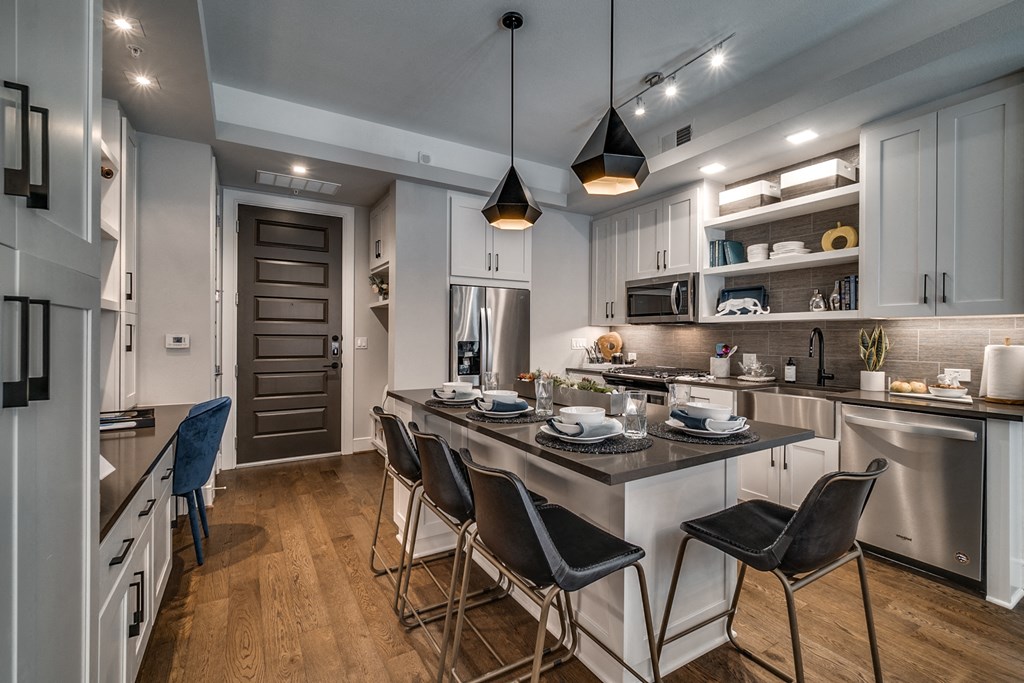 Well Equipped Kitchen And Dining at The Hamilton, Dallas, TX, 75226