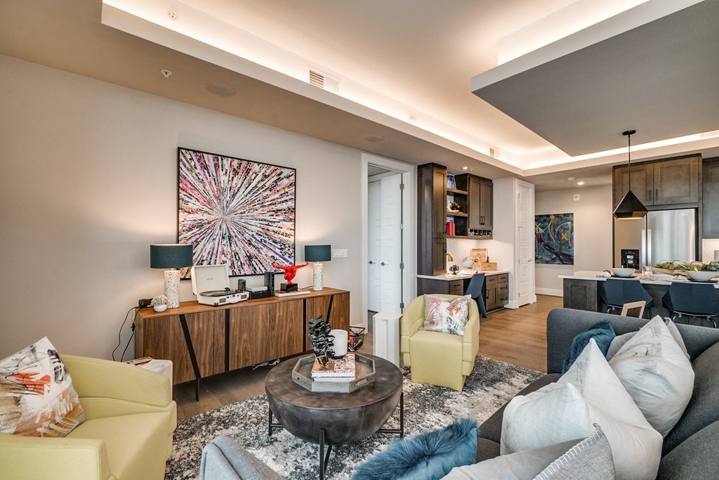 Gorgeous Living Room at The Hamilton, Dallas, TX