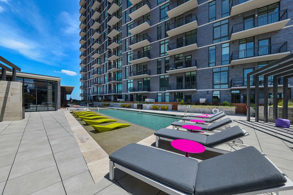 Tanning Ledge at The Hamilton at The Epic in Deep Ellum, Dallas, Texas, TX