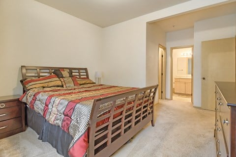 Master Bedroom at The Madison Apartments in Olympia, Washington, WA