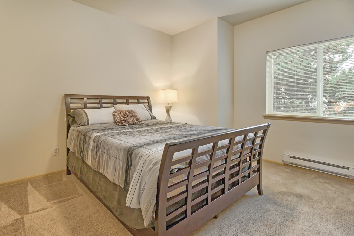 Spacious Guest Bedroom at The Madison Apartments in Olympia, Washington, WA
