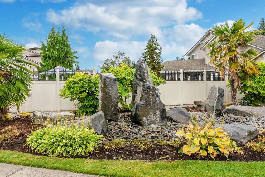 The Madison Apartments Exterior Water Feature Exterior Water Feature at The Madison Apartments in Olympia, Washington, WA - Photo Gallery