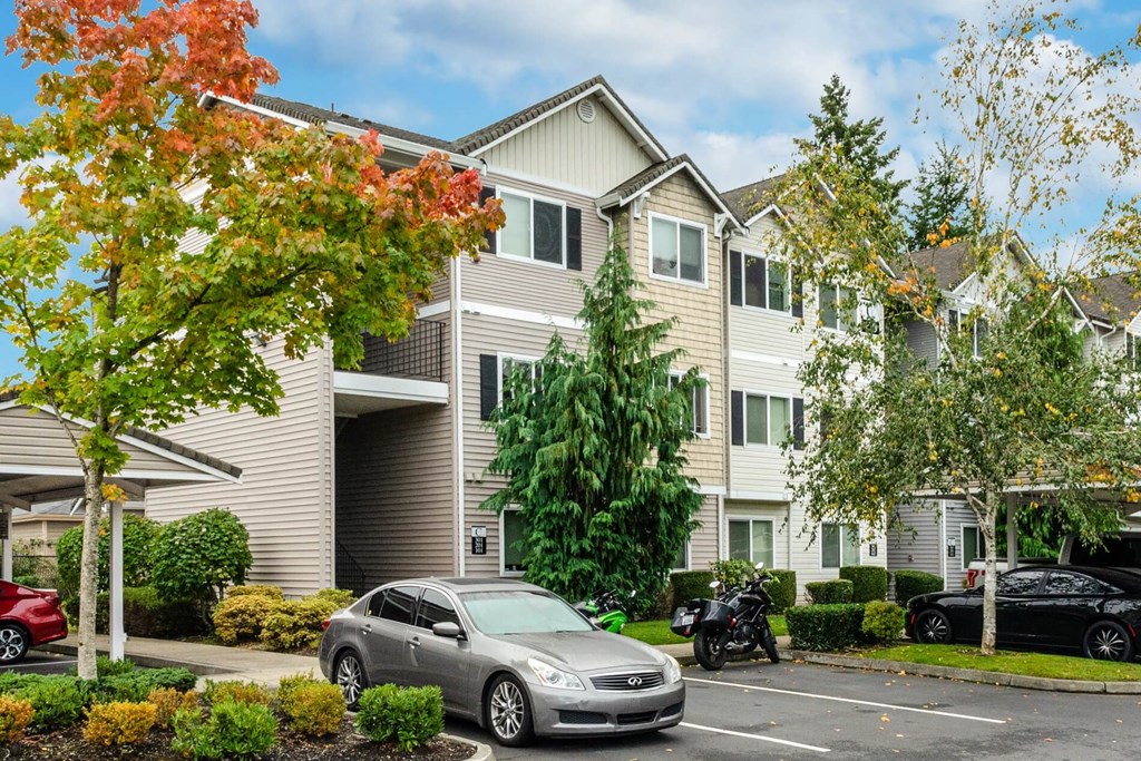 Apartment Buildings at The Madison Apartments in Olympia, Washington, WA