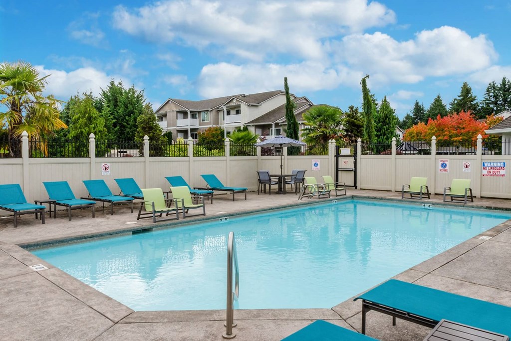 Pool at The Madison Apartments in Olympia, Washington, WA