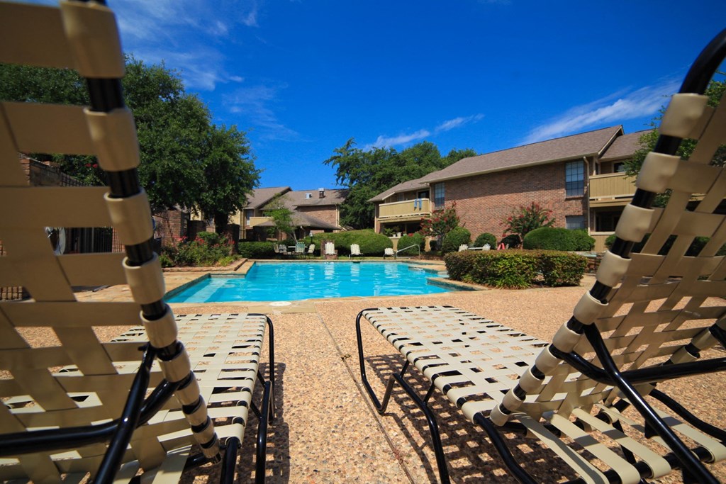 our apartments showcase a swimming pool