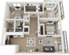 3 Bedroom and 2 Bath Floor Plan 3 Bedroom and 2 Bath Floor Plan at Twenty2 West, West Miami