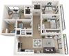 3 Bedroom 2 Bathroom Floor Plan 3 Bedroom 2 Bathroom Floor Plan at Twenty2 West, Florida