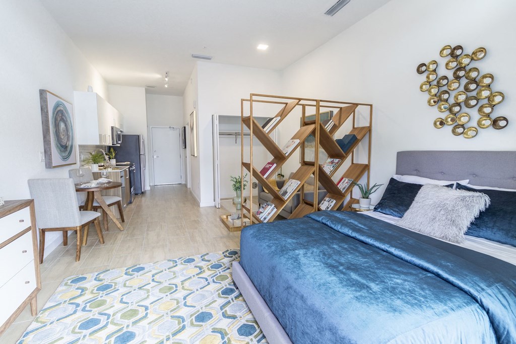 Comfortable Bedroom at Twenty2 West, West Miami, Florida