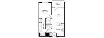 Allusion at West University A1 Floor Plan, Houston, TX