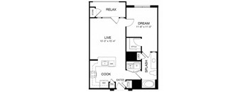 Allusion at West University A3 Floor Plan, Houston, TX